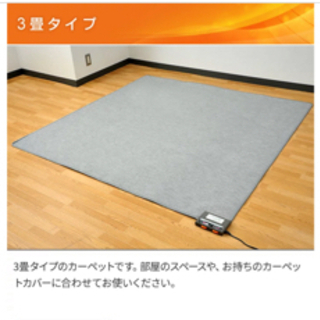 【お譲り先決定】ホットカーペット　3畳相当の画像