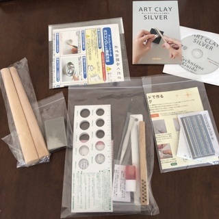 美品　アートクレイシルバー　スターターキットの画像