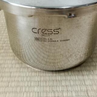 ドウシシャ圧力鍋 5.5L.cress DELUX 中古