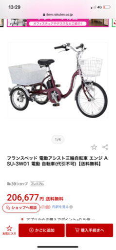 話し中 France bed 電動三輪車
