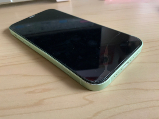 iPhone 12 グリーン 256 GB SIMフリー画面割れ