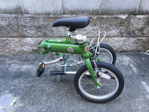 折り畳み自転車　14インチ　軽量アルミフレーム8.5㎏　フィアット　FIAT AL-FDB140