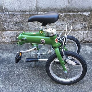 折り畳み自転車　14インチ　軽量アルミフレーム8.5㎏　フィアット　FIAT AL-FDB140の画像
