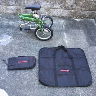 折り畳み自転車　14インチ　軽量アルミフレーム8.5㎏　フィアット　FIAT AL-FDB140の画像