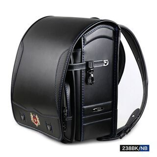 【新作】男の子ランドセル　貴族モデル　6年保証　おまけ付き　ブラ...