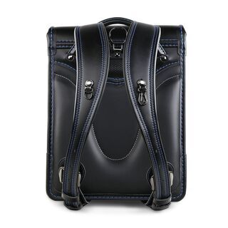 【新作】男の子ランドセル　貴族モデル　6年保証　おまけ付き　ブラック＋ネイビーの画像