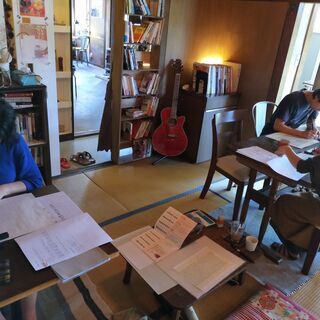 【甲斐大泉Ziccade cafeで月1書道部】