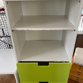 IKEA stuva ストゥヴァ グリーン イケア 本棚 収納棚 テーブル　イスセットの画像