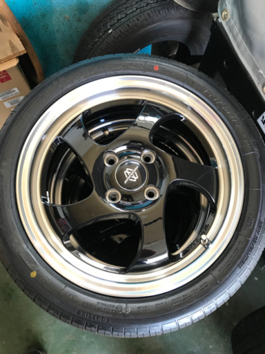 値下げ　軽自動車用アルミホイールタイヤセット　美品
