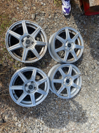 軽自動車アルミ　ホイール　ゴム無し