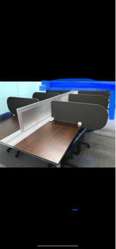 塾 学習机 パーテーション付