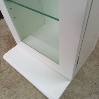 取引場所　南観音　K　2110-123　ショーケース　CDラック　ガラス扉　収納　キャビネット　棚の画像