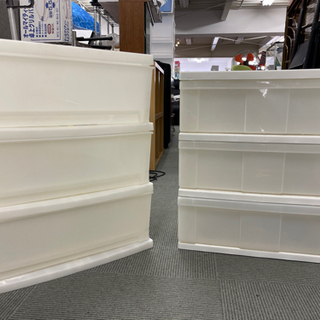 【10/15確約済み】【残り1つ‼️】【📣📣収納ケースお探しの方〜📣📣人気のホワイト🌼🌼】収納ケース の画像