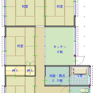 新茂原駅まで徒歩22分の駐車場付き平屋建81.98㎡　土地217...