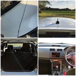 車両車検ほぼ満タン‼️H18 スイフト‼️希少 マニュアル‼️4WD‼️1.3XGリミテッド スマートキー 純正レカロシート ダウンサスの画像
