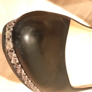 COLE HAAN　プラットフォームソール　ヒール8cm　ブラックの画像