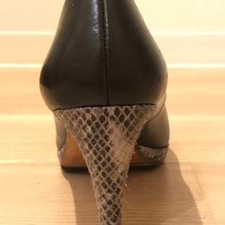 COLE HAAN　プラットフォームソール　ヒール8cm　ブラックの画像