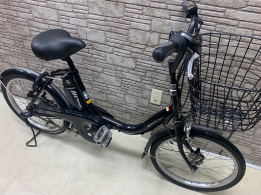 東京23区配達無料　バッテリー2個付　新基準 ヤマハ　パスシティC 8.1Ah 4Ah バッテリー2個付き　電動自転車 中古自転車　小径20