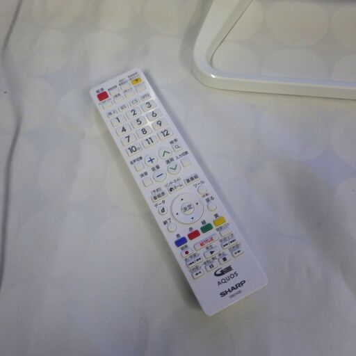 美品　2017年製　シャープ 40V型/40インチ 液晶 テレビ 白/ホワイト AQUOS LC-40W35-W YouTube Ne
