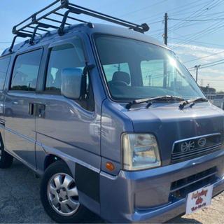 【支払い総額12.8万円】車検令和5年10月 TW1 サンバーディアスワゴン スーパーチャージャー ハイルーフ ルーフキャリア PW AT AC PSの画像