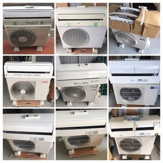 エアコン買うなら今が安い！！　各種メーカーお安く販売しております...