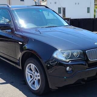 黒の BMW X3   81000Km 2007年式　車検有効期...