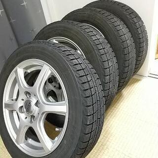 (取引中)スタッドレスタイヤホイールセット　155/65/14