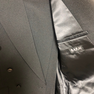 【新品】礼服 上下 セット 黒 喪服 スーツ 未使用 冠婚葬祭 就活の画像