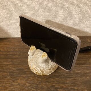 スマホスタンド（ハリネズミ）の画像