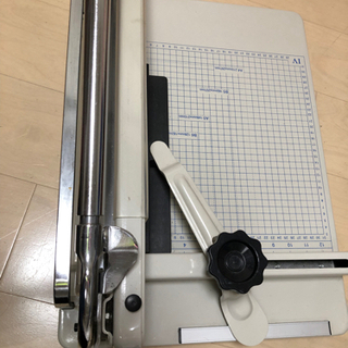 裁断機　ガリ版切り　