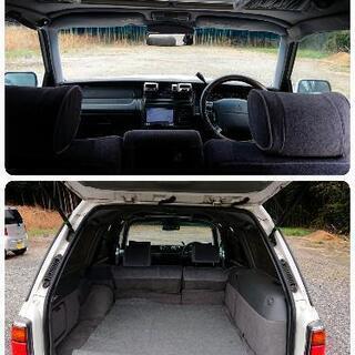 クラウンワゴン ロイヤルサルーン JZS130 9年 サンルーフ ベンチシート ナビ 18インチホイール 埼玉県 久喜市の画像