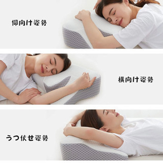 値下げ【新品未開封】低反発枕 まくら 4段階高さ調整可能 中空設計 仰向き 横向き 通気性 頭・肩を支える カバー洗濯可能  スペーサー付きの画像