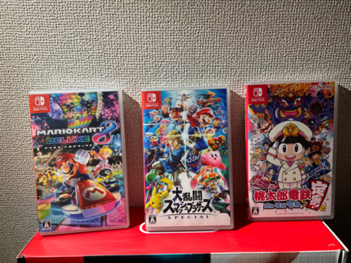 Nintendo Switch 本体　すぐに遊べるセット　人気カセット付き