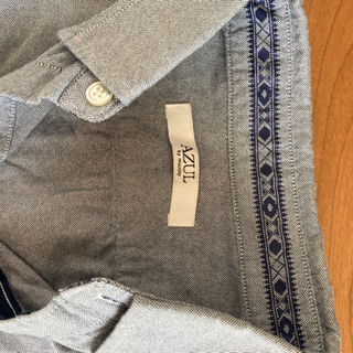 メンズシャツ2枚 タケオキクチ(TK)とアズール 小さめの画像