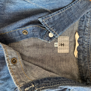 メンズシャツ2枚 タケオキクチ(TK)とアズール 小さめの画像