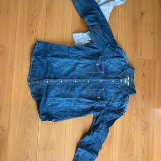 メンズシャツ2枚 タケオキクチ(TK)とアズール 小さめの画像