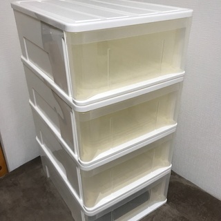 取引中　ニトリ　衣装ケース　4個の画像