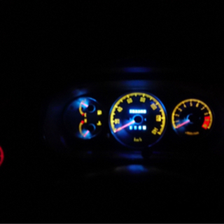 LEDメ-タ-球アイスブルーT5の画像