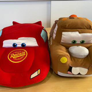 【カーズ】マックィーン・メーター大きなぬいぐるみセット