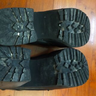 交渉中　本皮厚底ブーツ　26.5cm　男性用　値下げの画像
