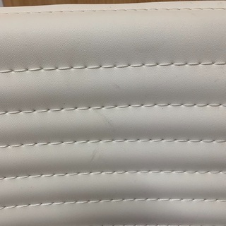 中古　ニトリのダイニングチェア (Nクーボ PVC WH)の画像