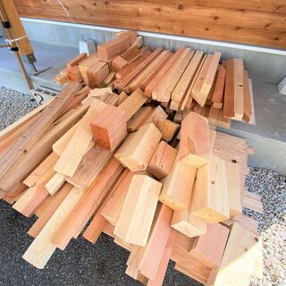 木の端材　無人販売