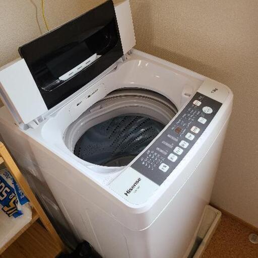 【引取希望】ハイセンス 全自動 洗濯機 5.5kg HW-T55C 本体  ホワイト\n\n