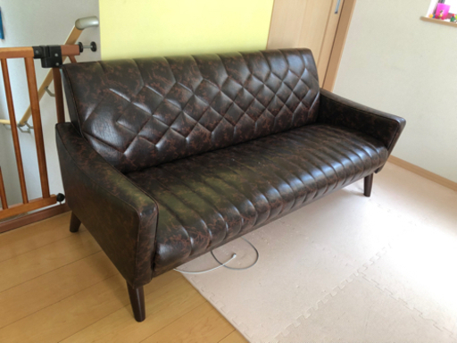 カリモク 希少ヴィンテージ ロビーチェア 3人掛けソファ