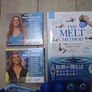 メルトメソッド 書籍＋DVD(音声は英語のみ字幕ナシ)＋ケアグッズ トータルセットの画像