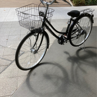 26型自転車 6段変速 オートライト 鍵付き
