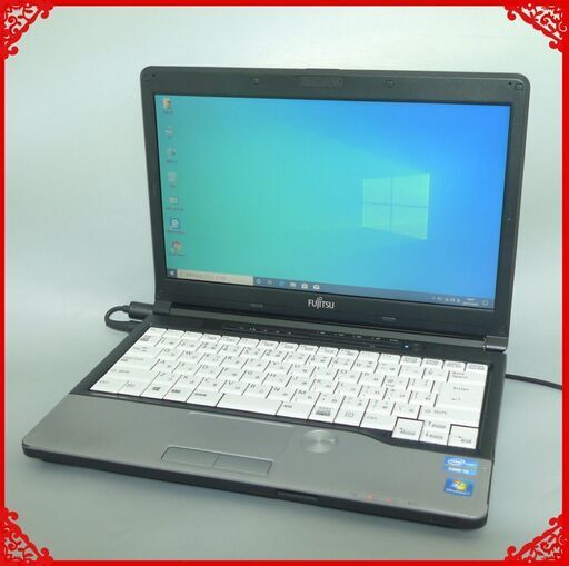 即使用可 日本製 ノートパソコン 中古良品 13.3型ワイド 富士通 S762/F 第3世代Core i5 8GB DVDマルチ 無線 Wi-Fi Windows10 Office