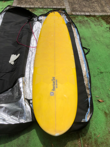 アメリカンテキサス　Billpertersonシェイプ7.8f サーフボードトラベルケースセット