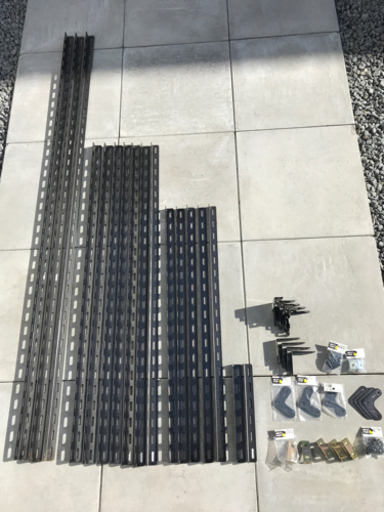 next 30 L型アングル（スチールラック支柱） セット