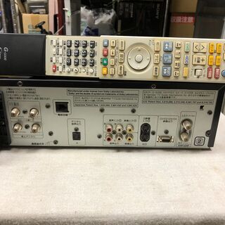 MITSUBISHI 楽レコ 地上・BS・110度CSデジタルハイビジョンチューナー内蔵 ビデオ一体型DVD＆HDDレコーダー250GB HDMI対応　DVR-DV735 リモコン付属 の画像